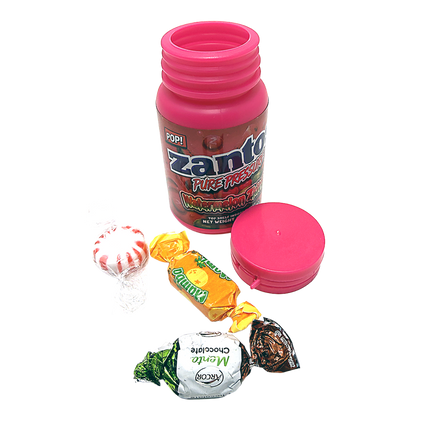 Zantos 3.5g Plastic Storage Bottles - 10 Pack Assorted Designs
